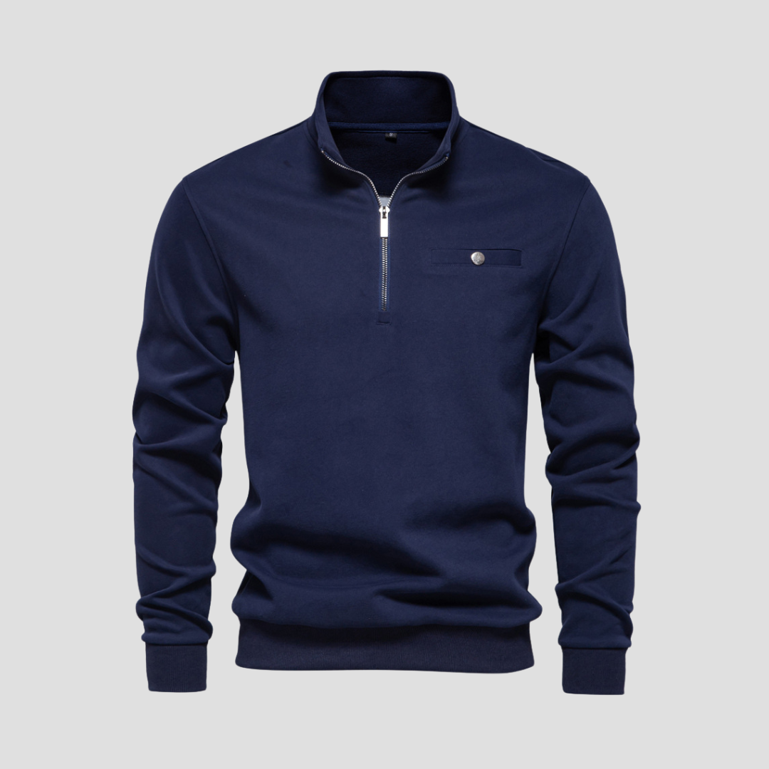 Simple Men's Lightweight Pullover Sweater