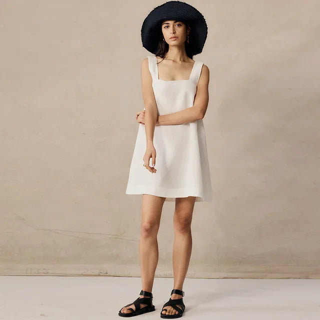 Bright Strapless Mini Sundress for Women