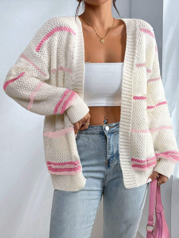 Soft Oversized Women's Knitted Sweater Cardigan
