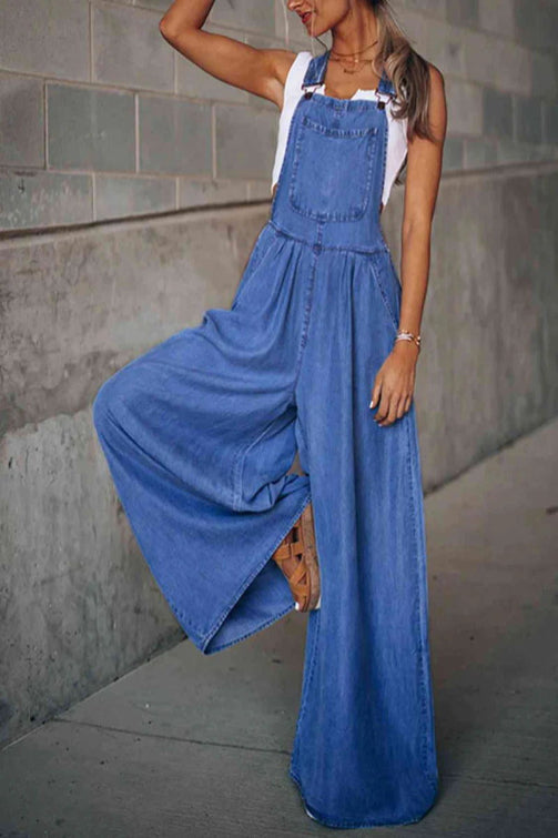 Classic Flared Leg Women's Jumpsuit