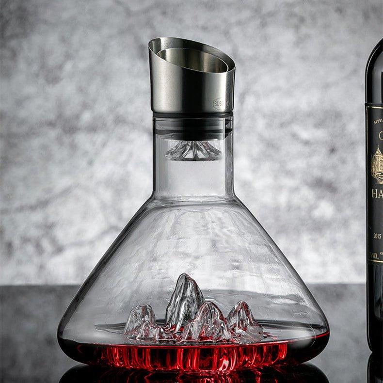 Luxury Clear Wine Carafe - OutfitLondon