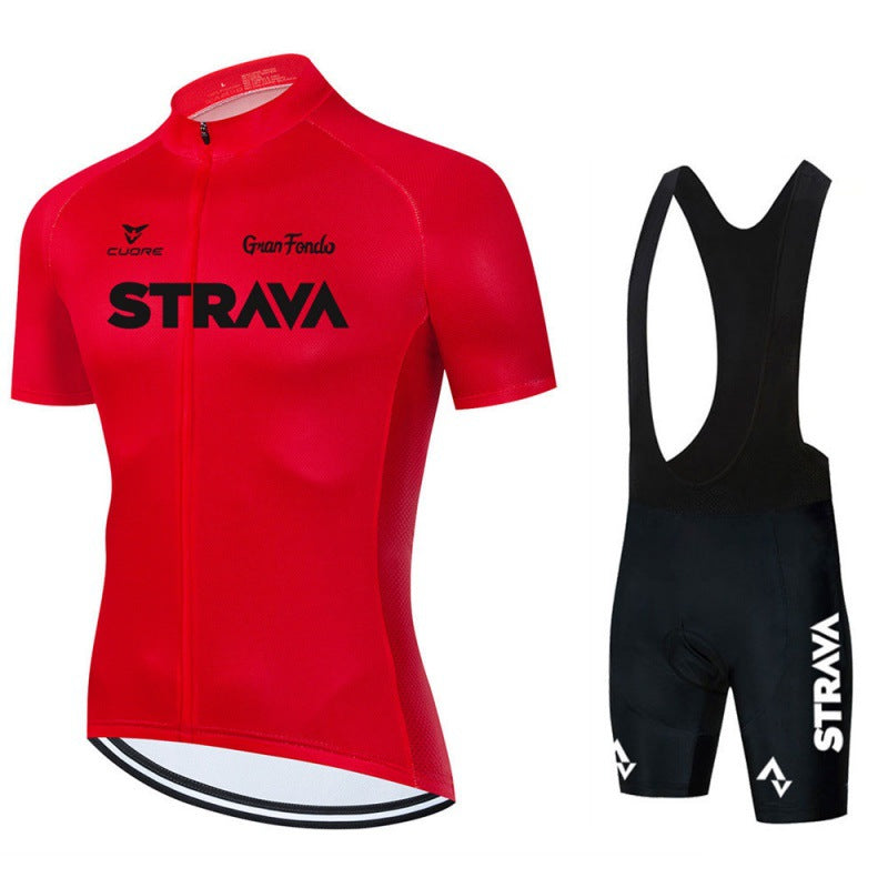 Men's Pro Cycling Jersey and Shorts Performance Set