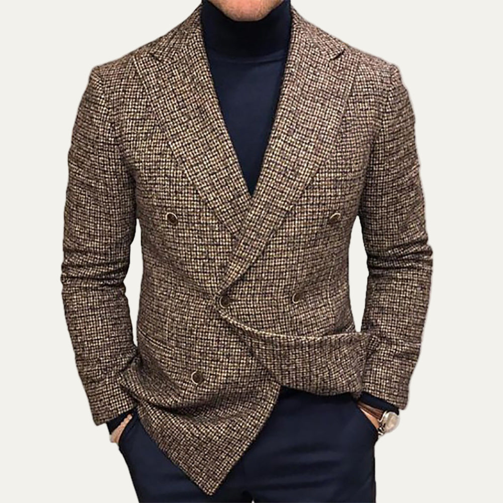 Classic Fit Two Button Blazer Jacket