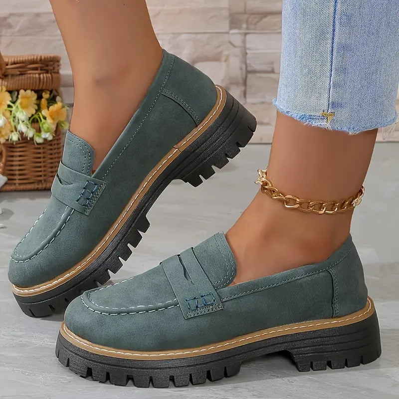 Soft Cushion Slip On Loafers for Women