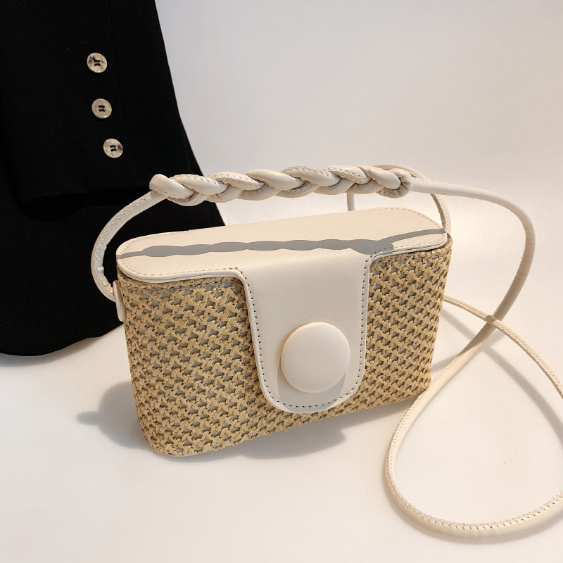 Stylish Woven Crossbody Bag – Summer Tote for Women