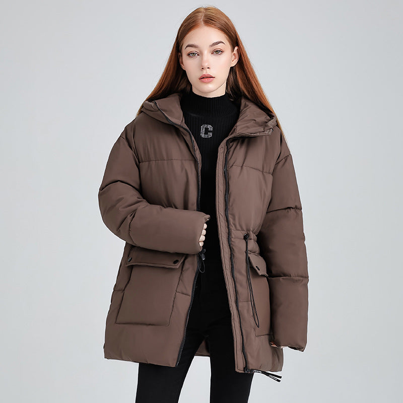Warm Lightweight Zip Up Puffer Coat