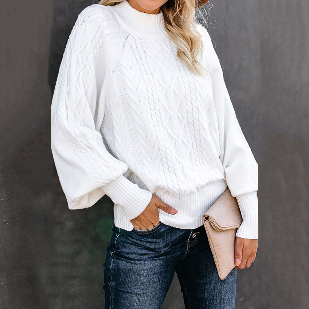 Warm Oversized Knit Women's Sweater
