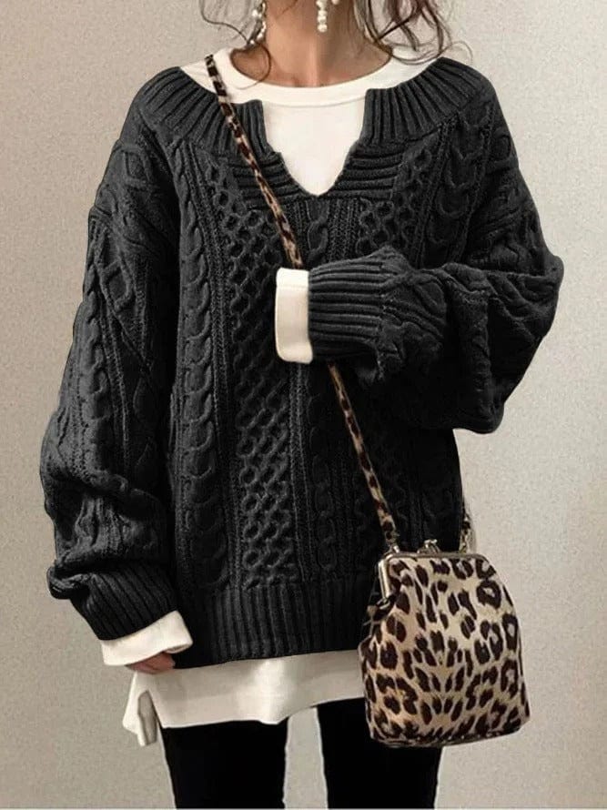 Soft Large Knit Women's Winter Sweater