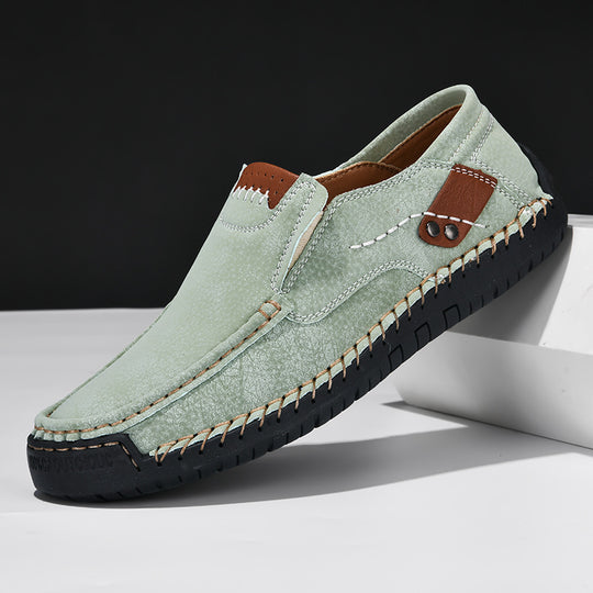 Comfortable Mens Slip On Loafers with Grip Soles