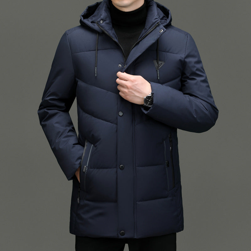 Men's Waterproof Adjustable Hooded Parka Jacket - OutfitLondon