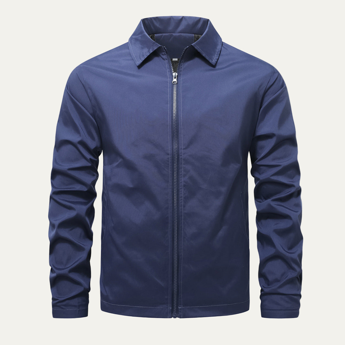 Slim Water Resistant Men's Windbreaker Jacket