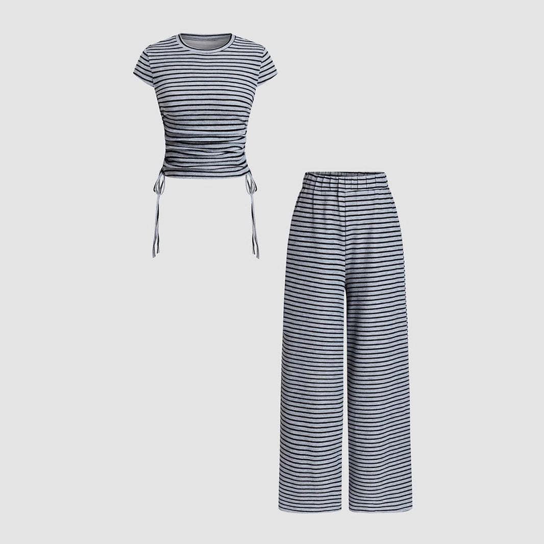 Comfy Stripe Lounge Wear Set