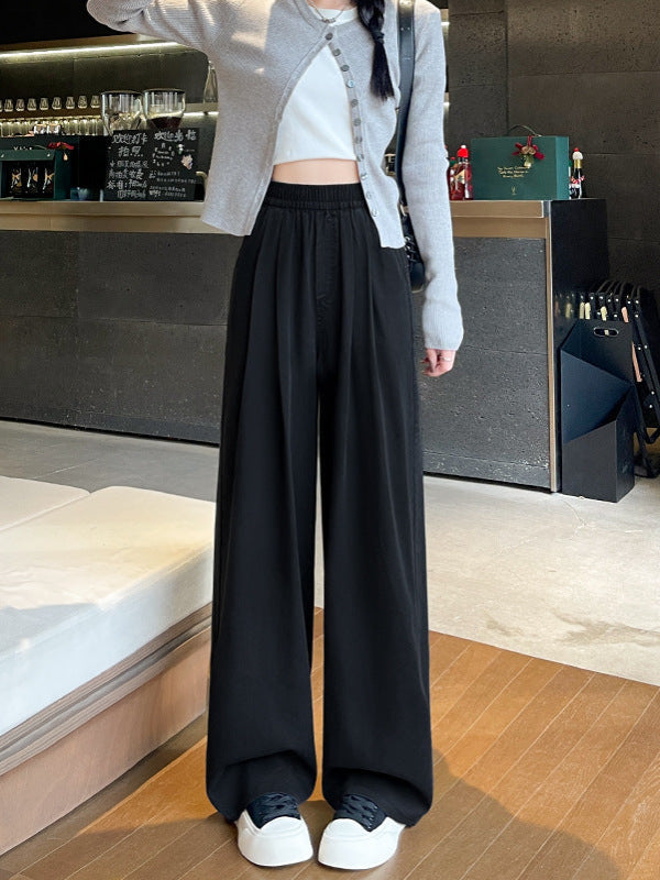 Soft High Waisted Flowy Wide Leg Pants