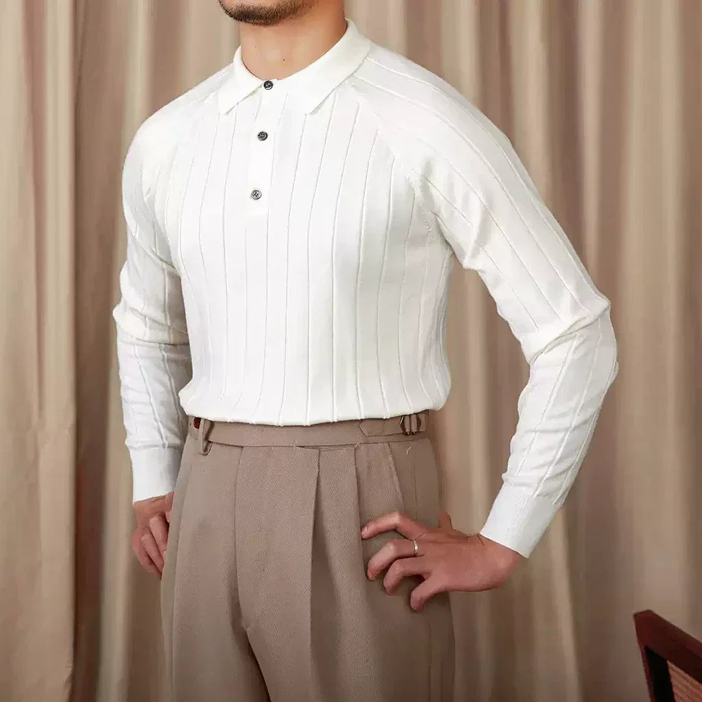 Classic Style Fitted Mens Sweater