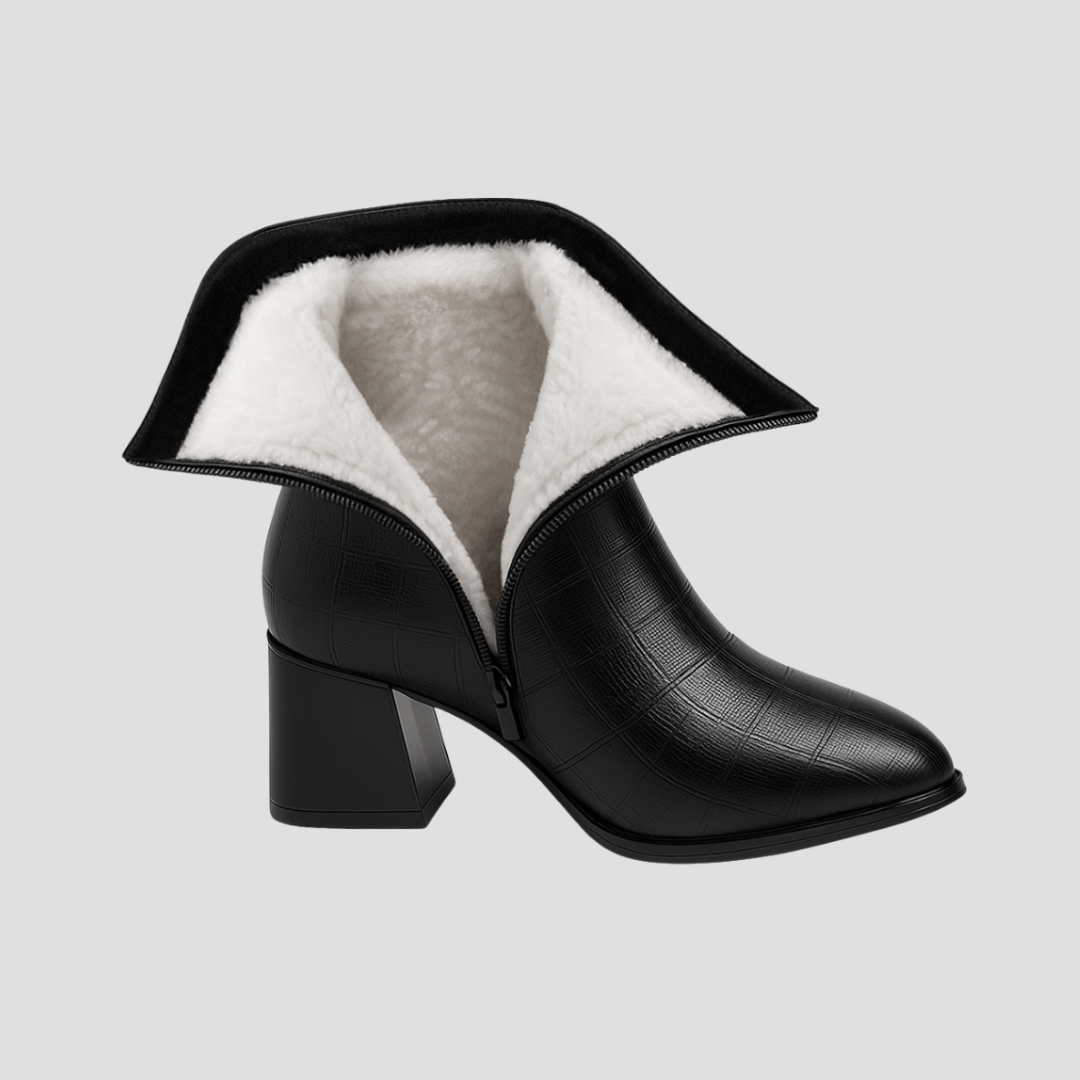 Ladies High Heel Ankle Boot Shoes