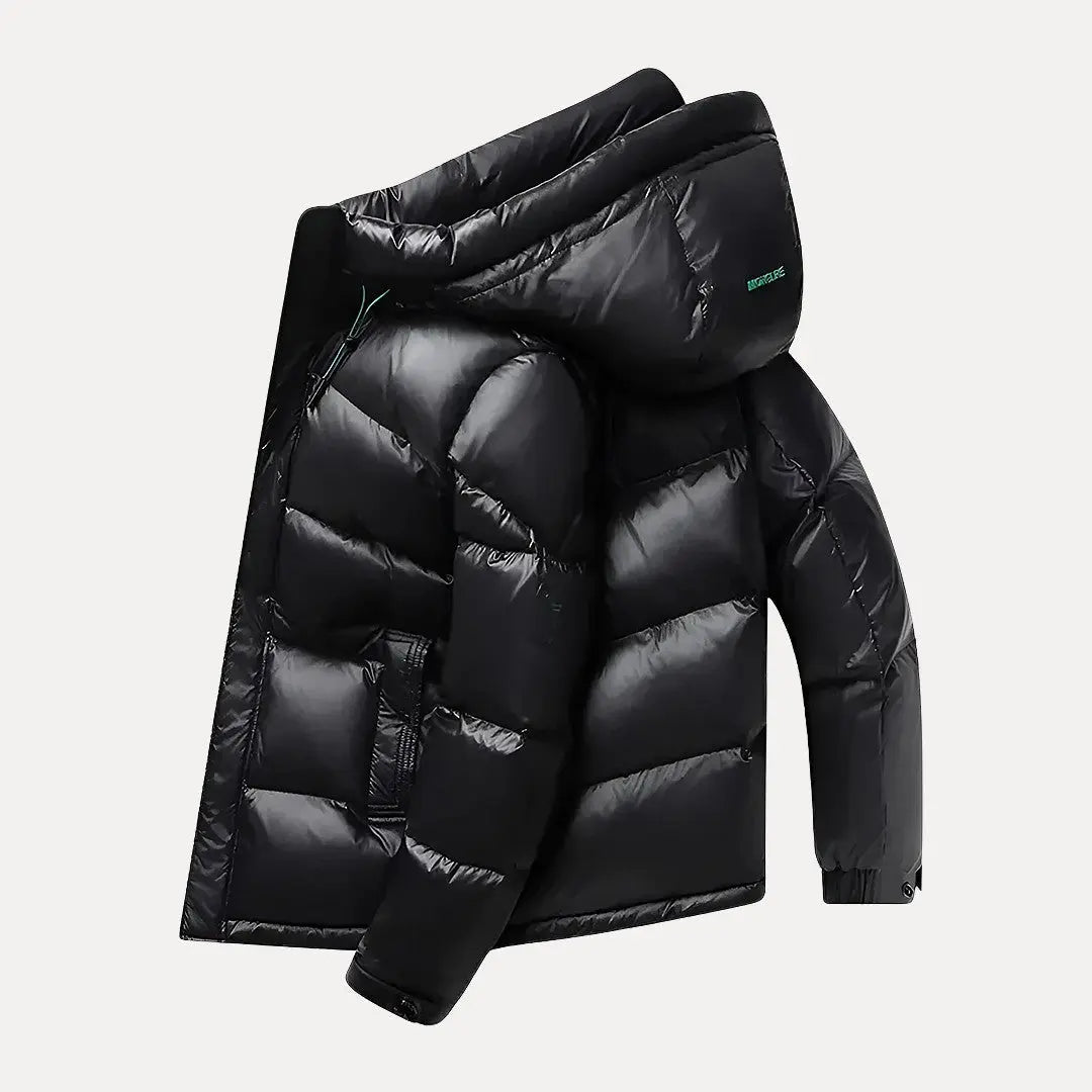 Men's Down Hooded Winter Jacket