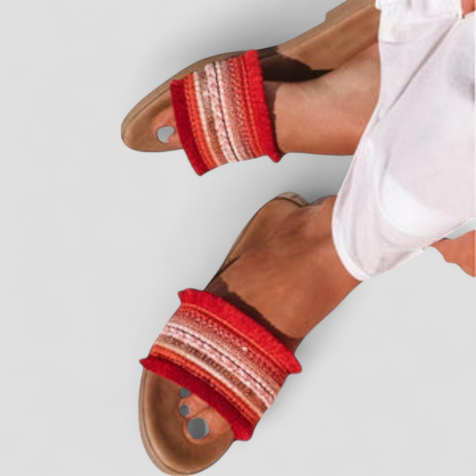 Ladies' Classic Cushion Flat Sandals