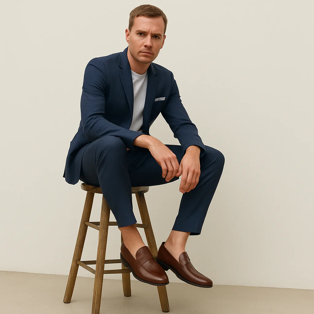 Comfortable Dress Leather Slip On Shoes for Men