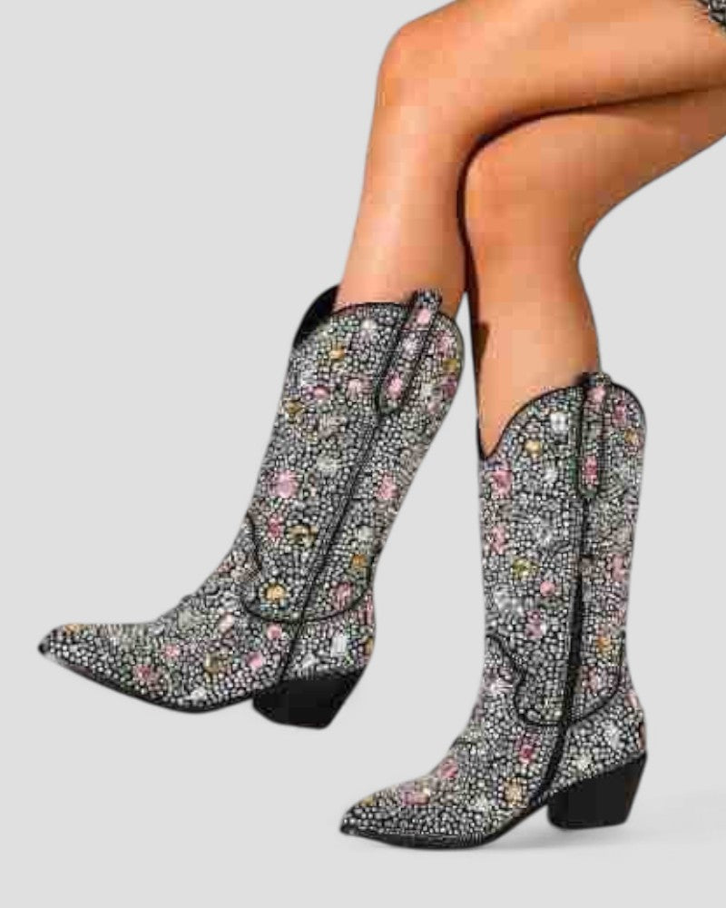 Comfortable Sparkly Country Boots for Ladies