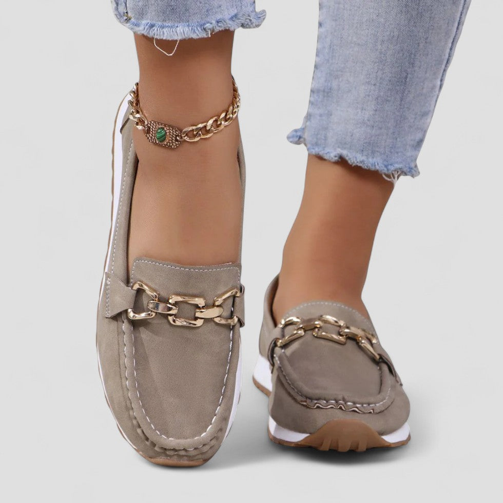 Comfortable Suede Slip On Loafers for Women
