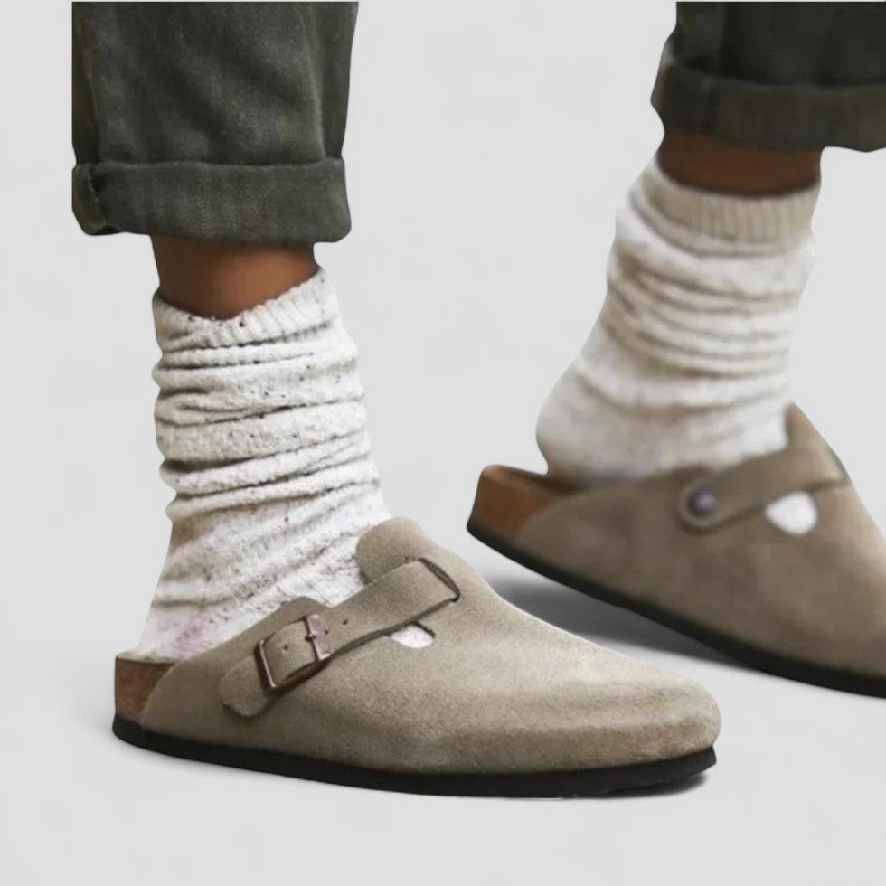 Luxury Sheepskin Mens Slippers