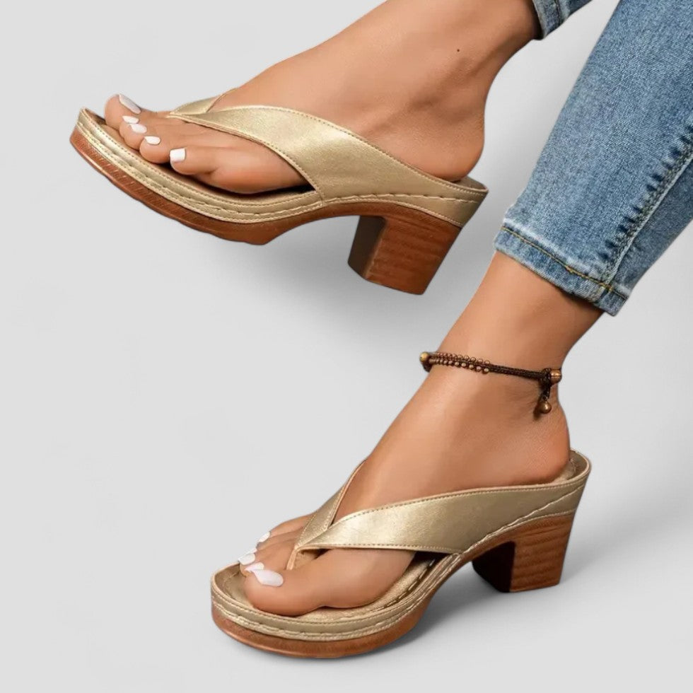 Supportive Arch Wedge Sandals for Ladies