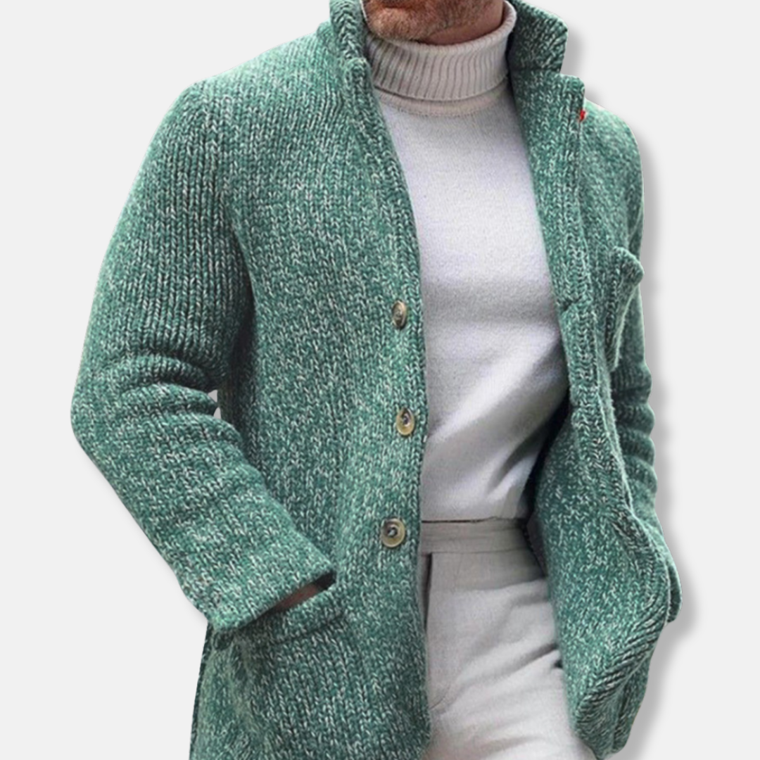 Slim Fit Knitted Winter Coat