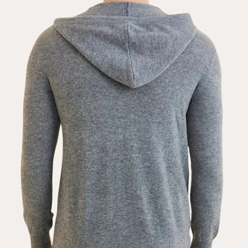 Men's Warm Zip Up Hooded Sweatshirt with Pockets