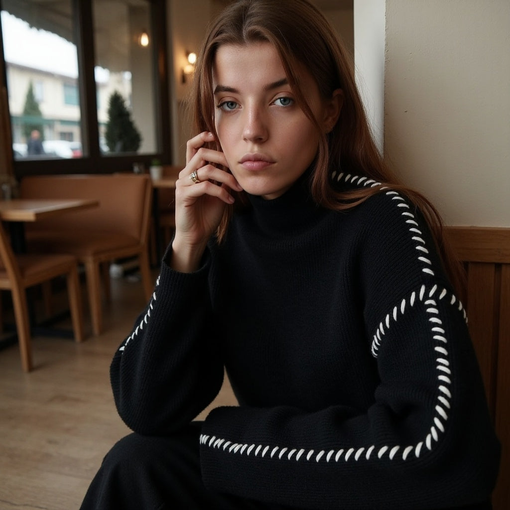 Stylish Women's Long Sleeve Sweater