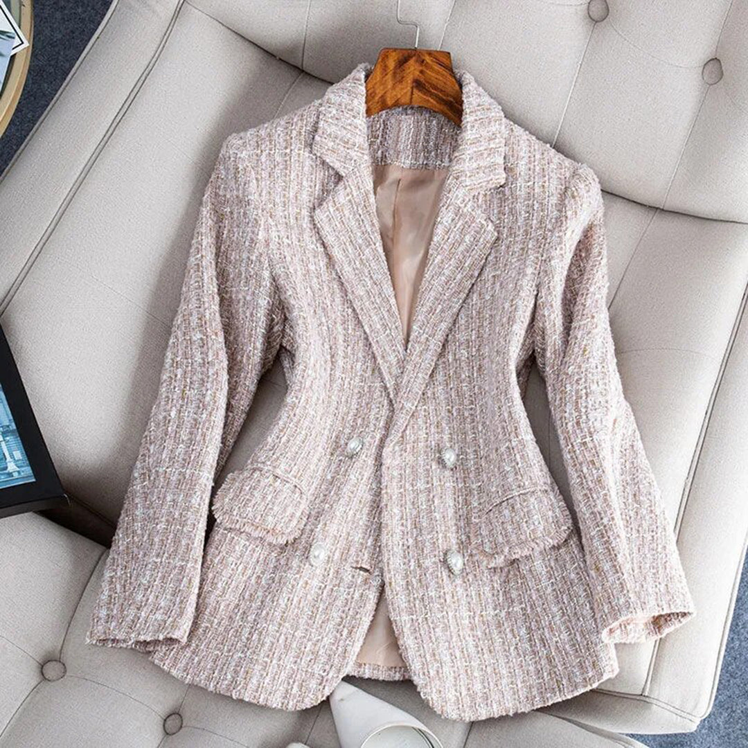 Timeless Tailored Women's Wool Jacket with Buttons