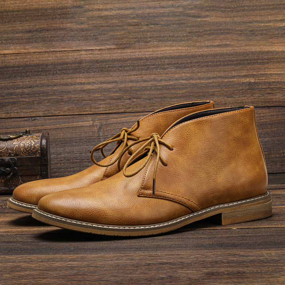 Stylish Genuine Leather Ankle Boots