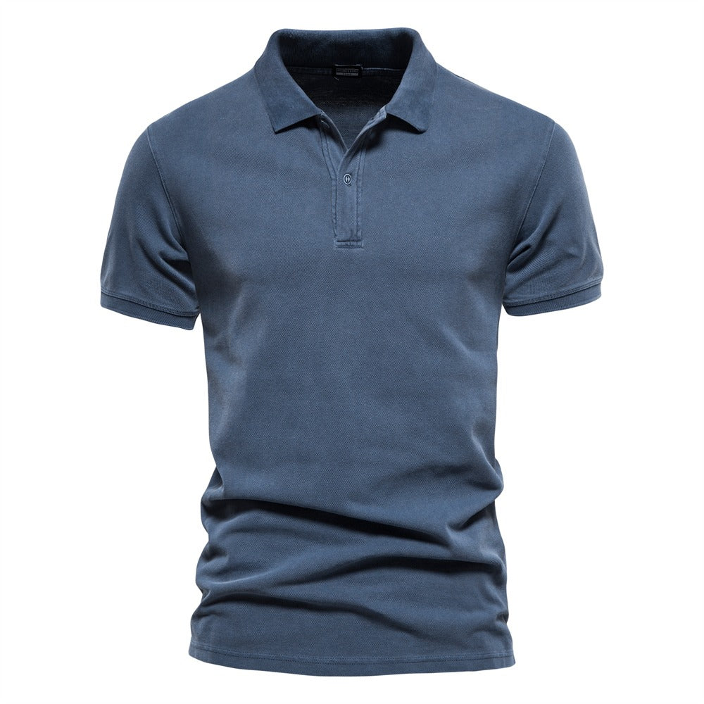Classic Fit Polo Shirt with Contrast Collar