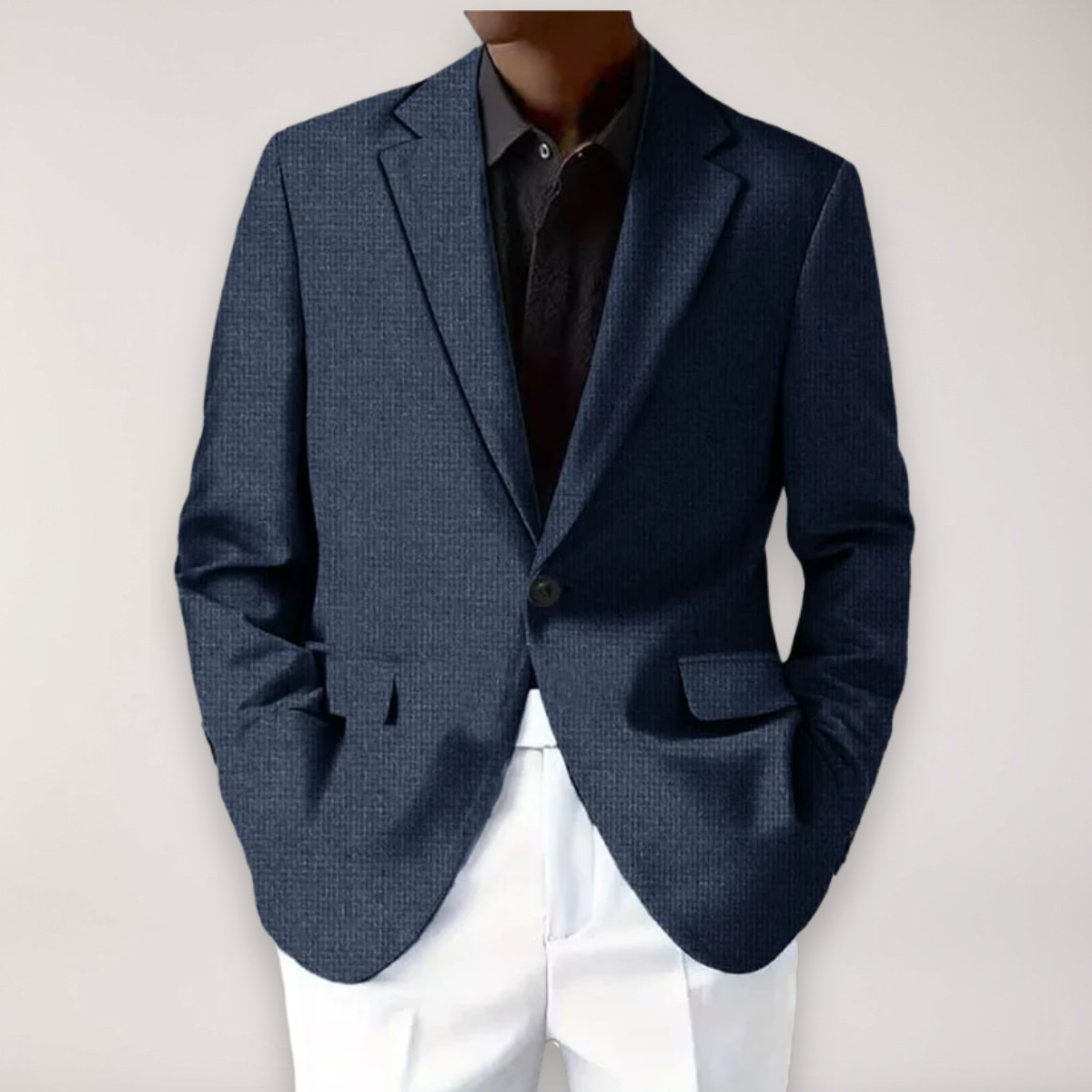 Classic Fit Formal Jacket with Safe Pockets