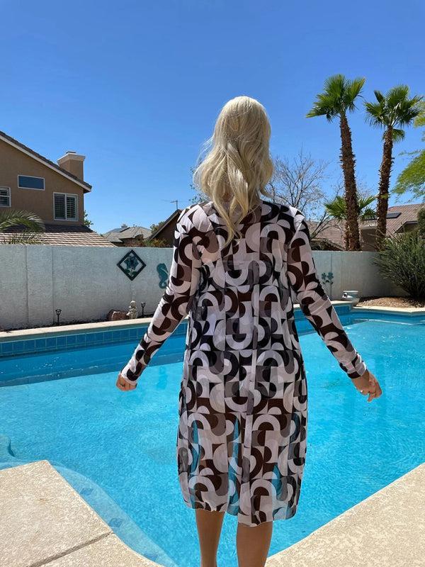 Quenelle Swim Set | Retro Bikini, Shorts & Kimono