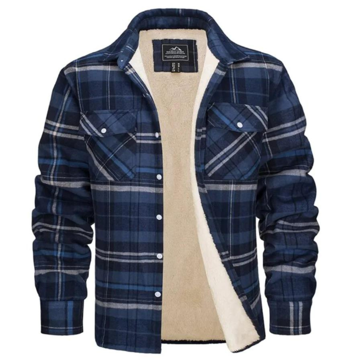 Cozy Flannel Insulated Shirt Jacket
