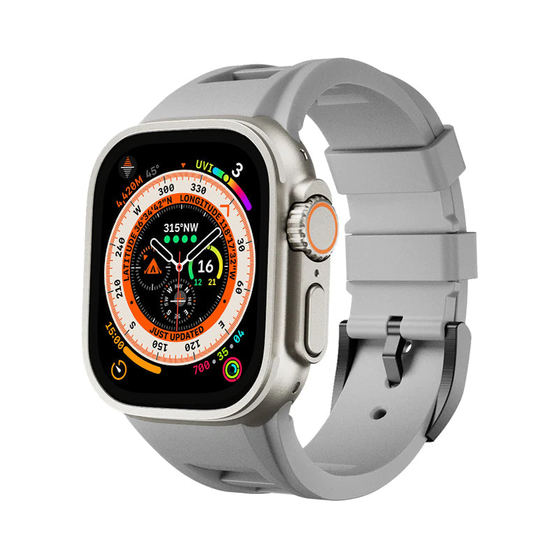 Flexible Rubber Apple Watch Fitness Band Strap