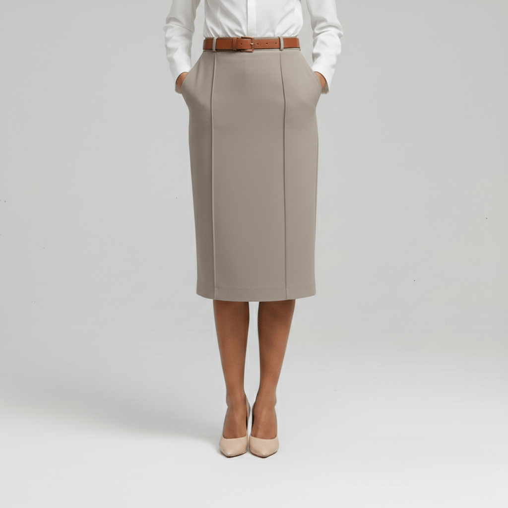 Classic 2 Piece Suit Jacket and Skirt Set
