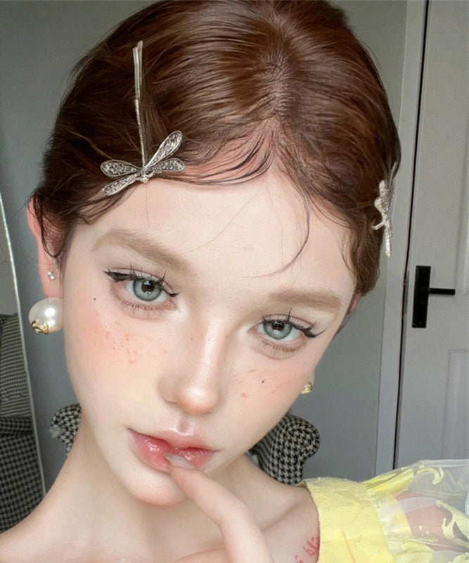 Women's Retro Hair Pin Silk And Metal Alloy - OutfitLondon