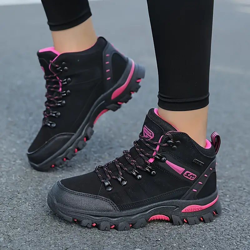 Warm Women's Waterproof Ankle Snow Boots - OutfitLondon