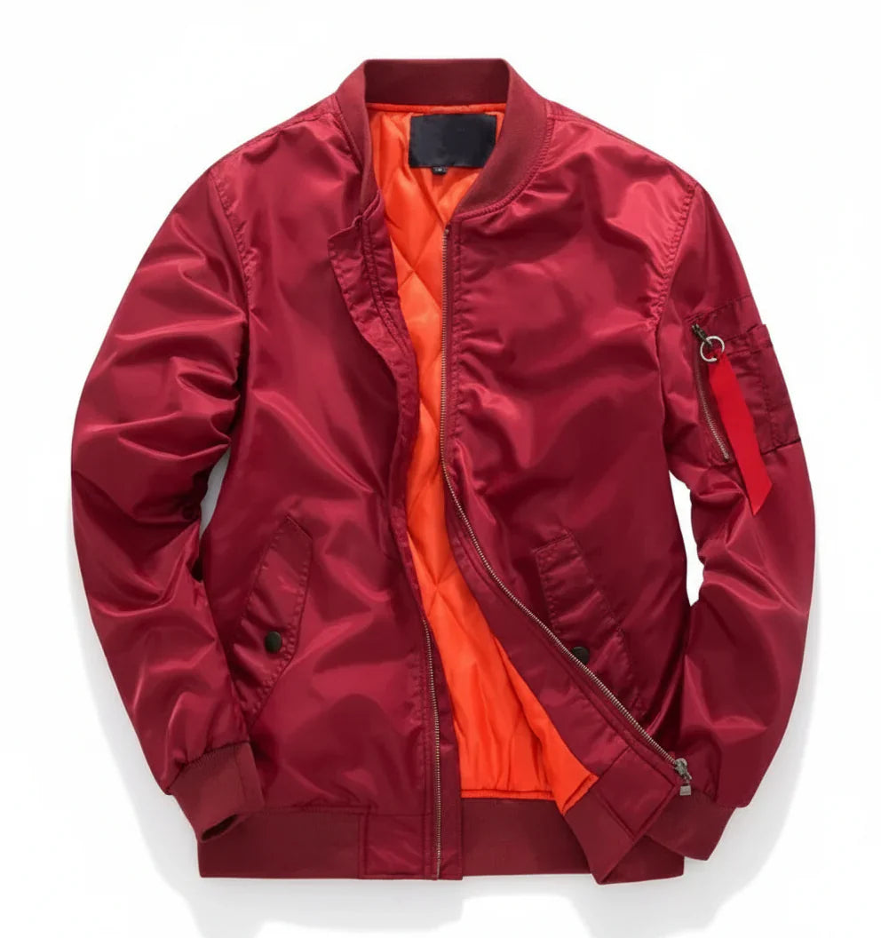 Vintage Style Men's Bomber Coat