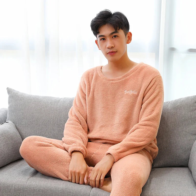 Cozy Comfortable 2-Piece Mens Sleepwear Set