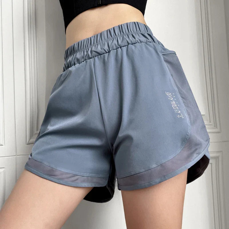 Lightweight Sports High Waist Active Shorts
