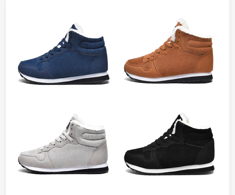 Warm Waterproof Snow Boots for Men and Women