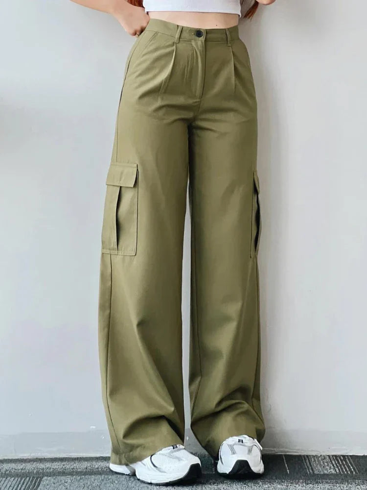 Classic Comfortable Beige Loose Fit Joggers Pants
