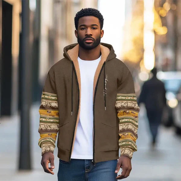 Casual Cowboy Style Hooded Sweatshirt - OutfitLondon