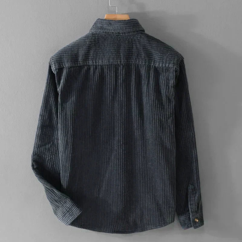 Relaxed Fit Corduroy Casual Jacket