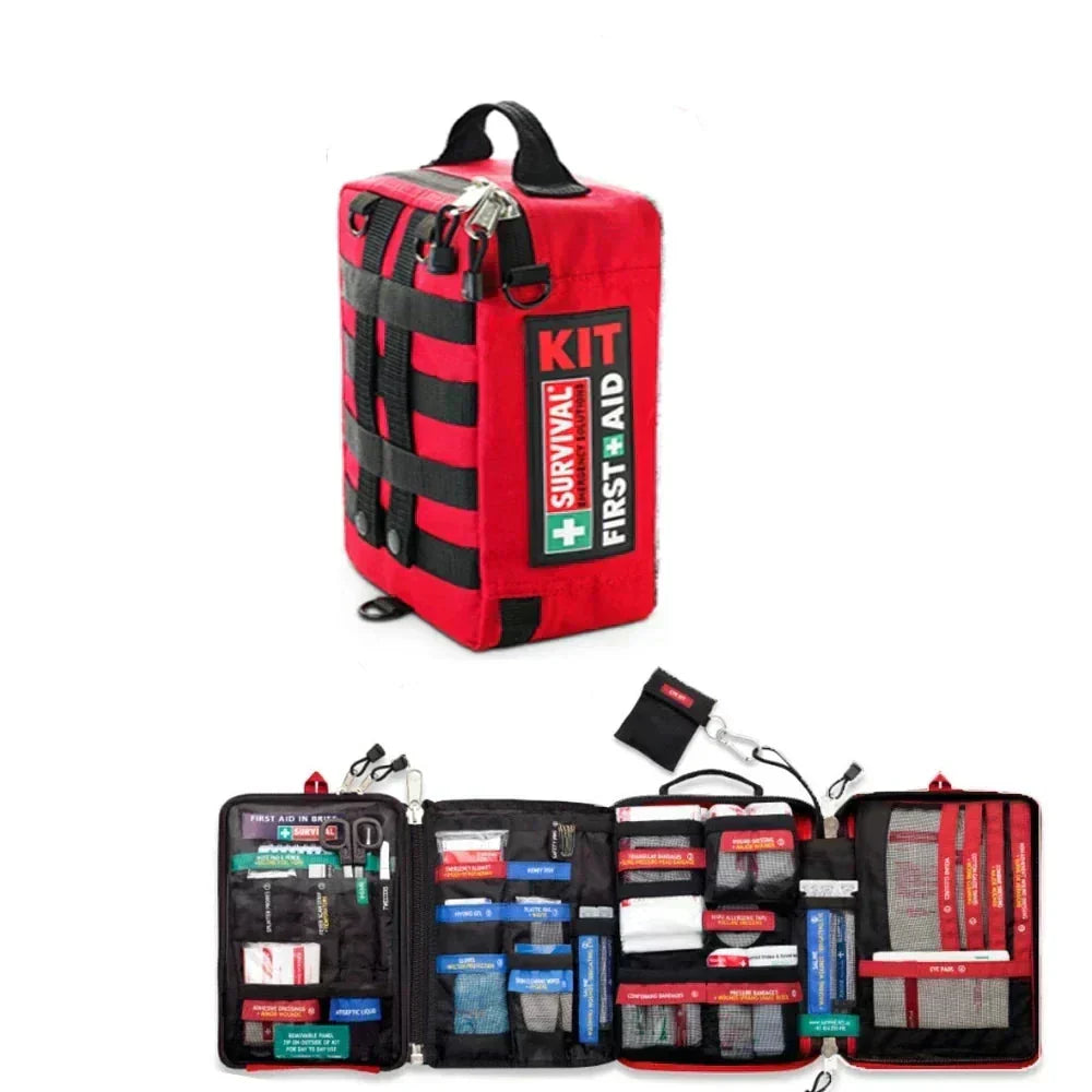 Compact First Aid Kit in Heavy Duty Nylon Case - OutfitLondon