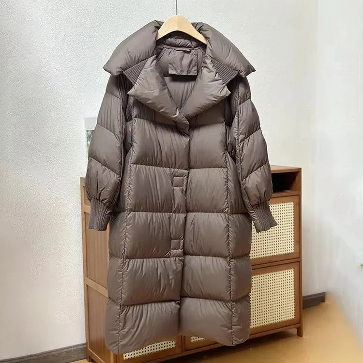 Ultra Lightweight 90% Down Filled Ladies Puffer Coat