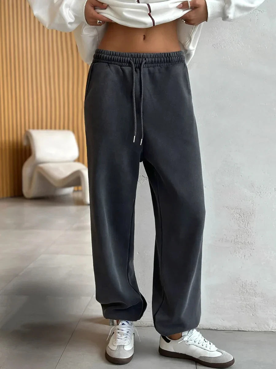 Relaxed Fit Soft Women's Cotton Jogger Pants