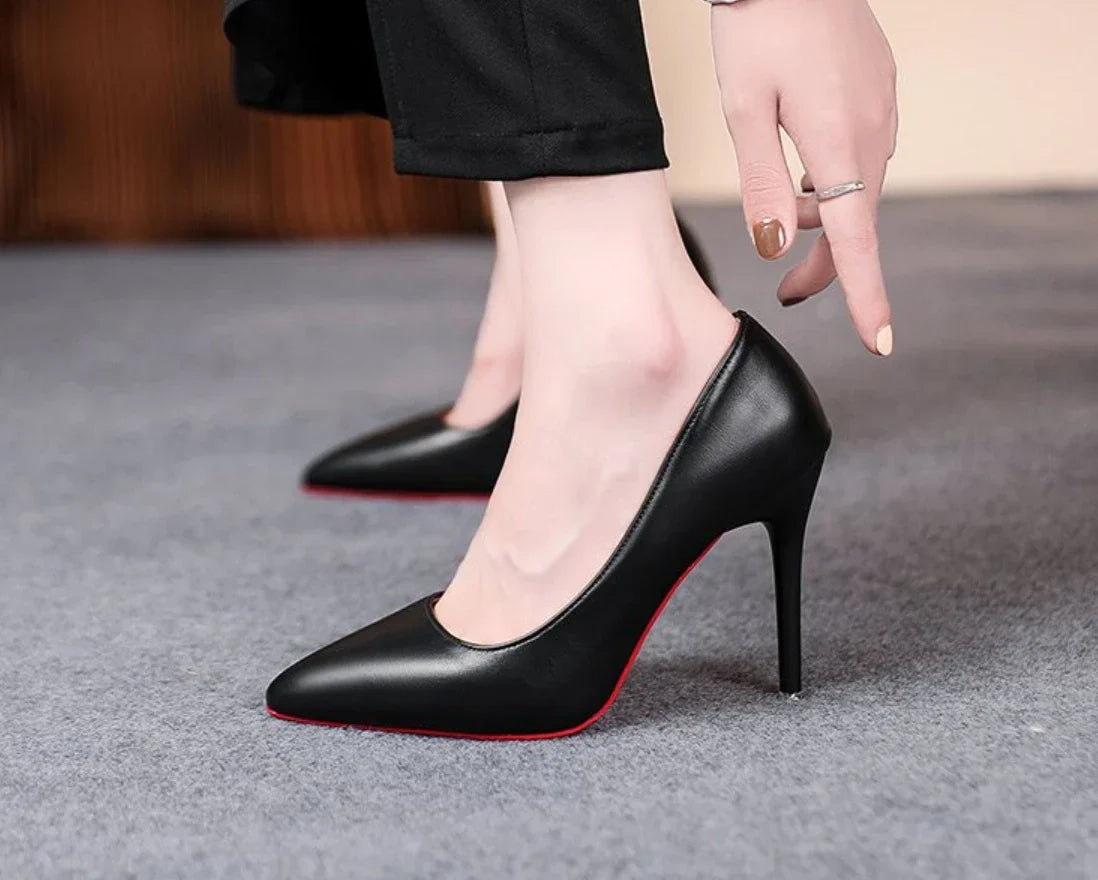 Elegant Red Stiletto Heels for Women